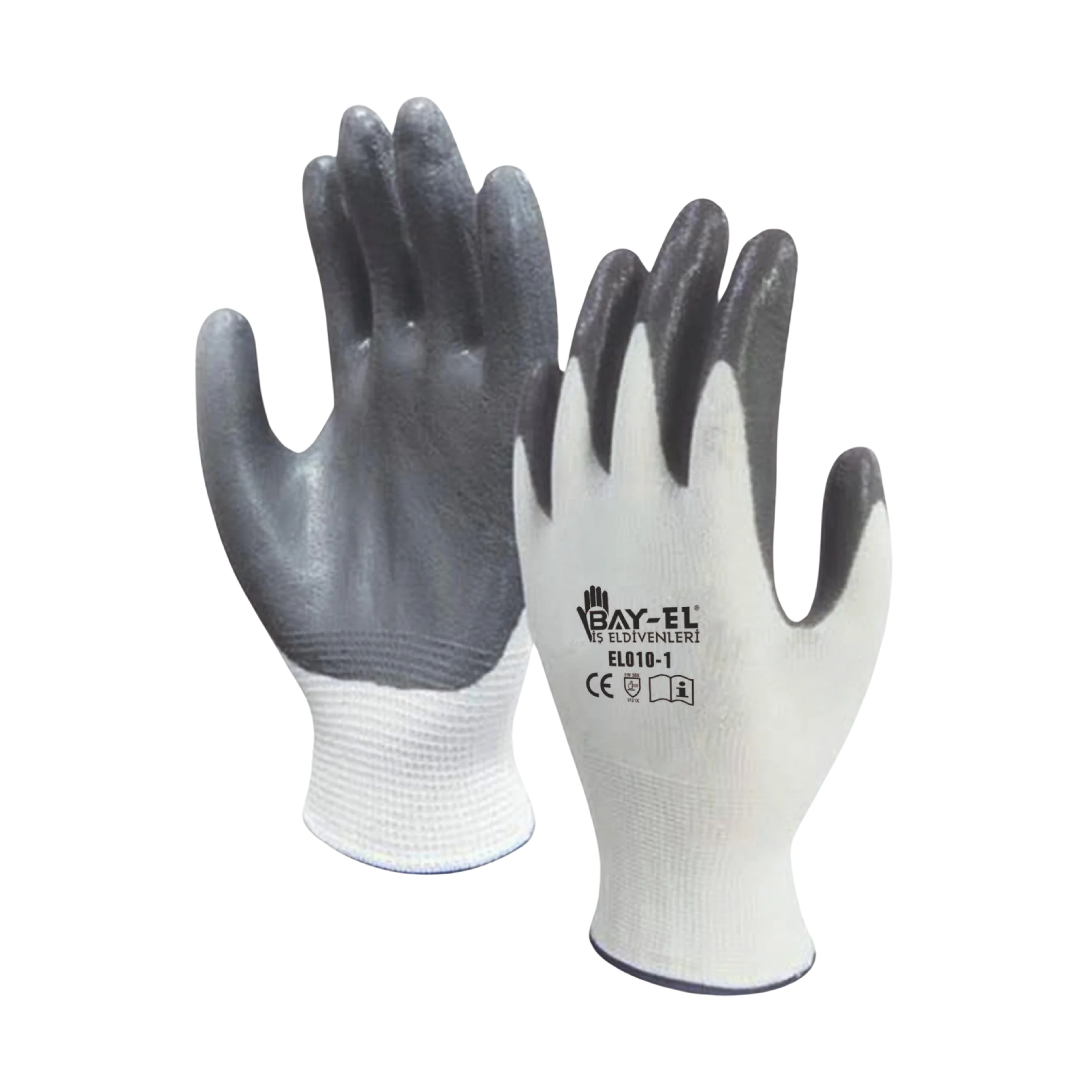 BAY-TEC ELDİVEN EKSTRA BEYAZ-GRİ
